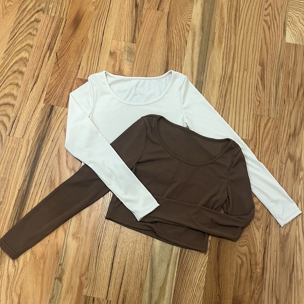 Women’s Basic Long Sleeve Tops Small
